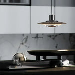 suspension lumineuse argentée moderne nervures câble suspendu chambre salon led minimaliste