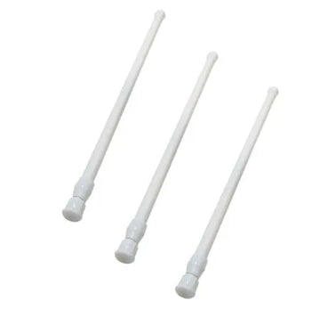 rideau douche gris clair moderne fixe 40cm 70cm opaque extensible tension réglable