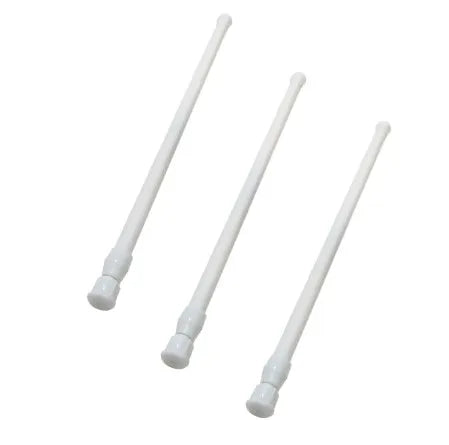 rideau douche gris clair moderne fixe 40cm 70cm opaque extensible tension réglable