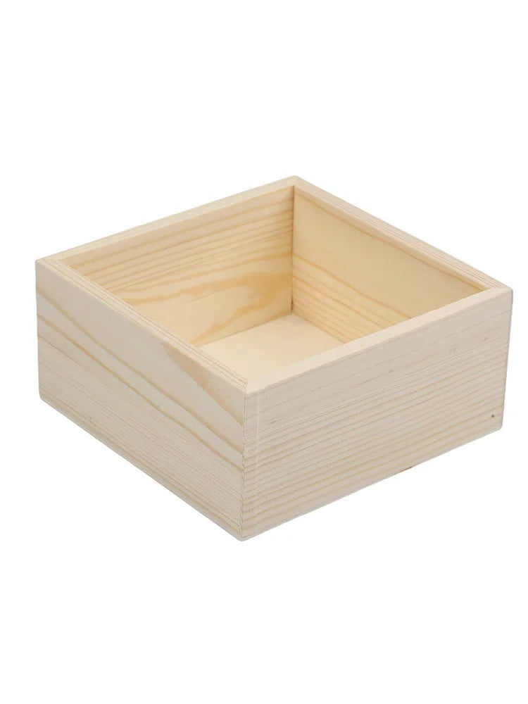 boîte rangement bois naturel minimaliste bijoux deco maison plateau organisation plantes succulentes