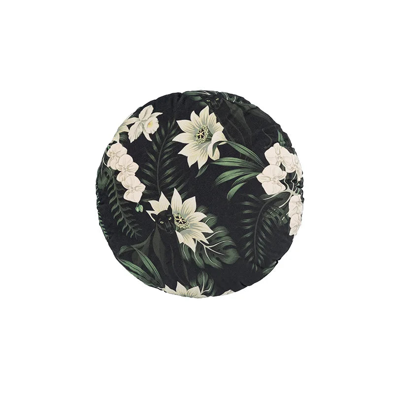 housses coussin imprimées jungle animaux vert noir moderne canapé chaise voiture décoration