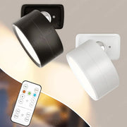 Applique murale LED sans fil avec télécommande, 3 températures de couleur, rechargeable USB, chambre