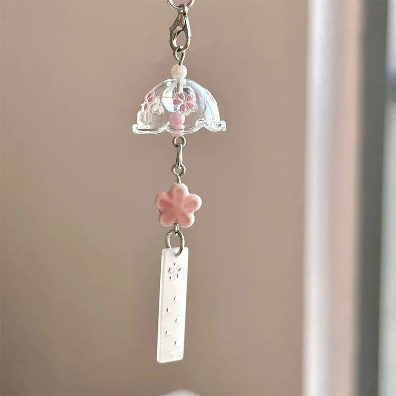 porte clés décoration papillon ailes cœur transparents blanc rose romantique