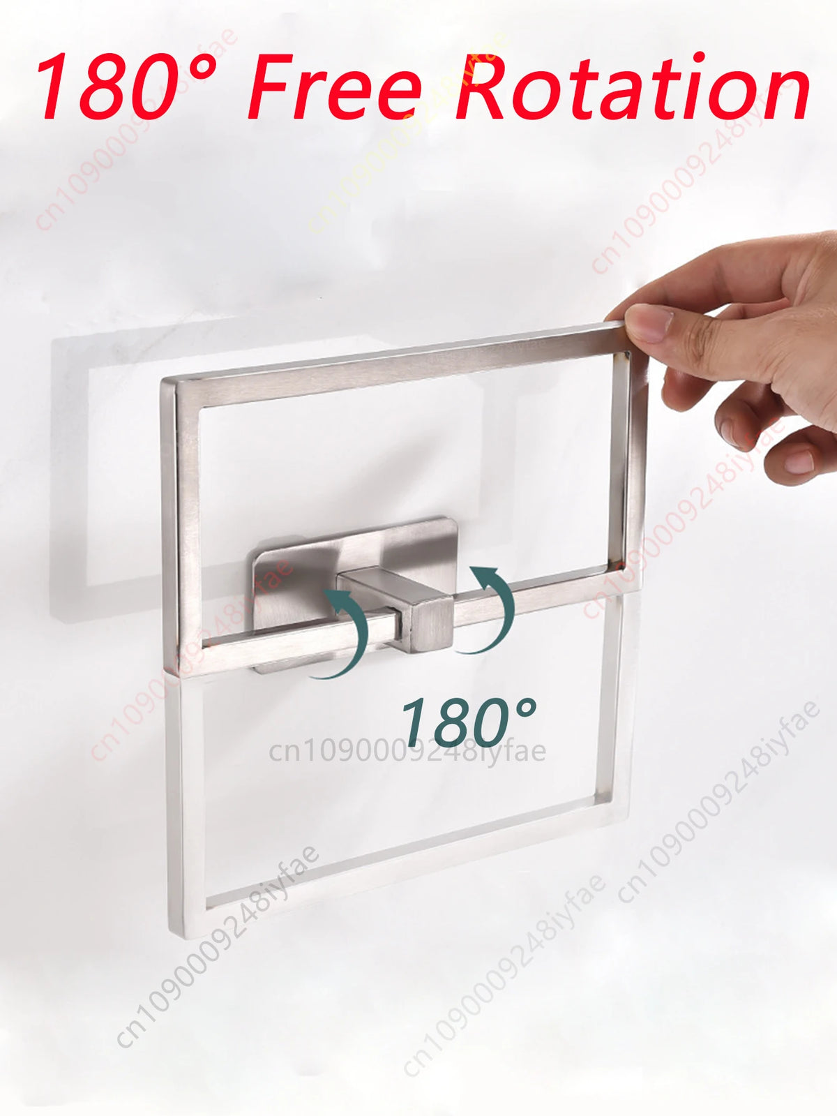 porte serviettes moderne porte papier toilette crochet mural adhésif noir argent minimaliste ensemble bain