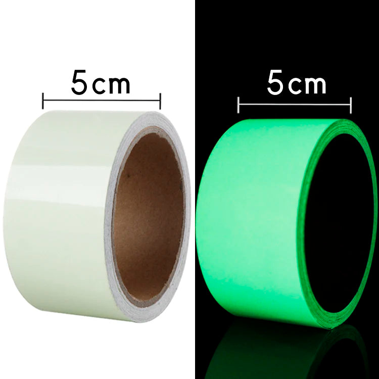ruban luminescent vert adhésif moderne sécurité décoration nuit autoadhésif 10mm 15mm 20mm 30mm 40mm