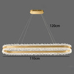 suspension lumineuse moderne cristaux dorés translucide noir pendentif chaines 110cm 40cm 60cm 80cm