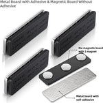 aimants magnétiques adhésifs plaques métalliques aimants sans adhésif rideaux modernes noir argenté