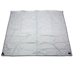 tente camping gris imperméable moderne sac transport câbles fixations