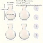 vases suspendus verre transparent modernes minimalistes adhésifs plantes intérieures