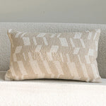 housse coussin rectangulaire polyester motif géométrique nordique décoration maison contemporaine fixations tringles voiture