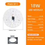 panneau led blanc moderne 285mm aimants télécommande câble alimentation 72w