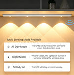 éclairage led sous cabinet blanc triangle moderne clips rechargeable usb