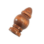 perches rideau bois marron clair texture naturelle classique sans fixation visible 18cm pièces