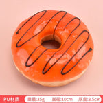 donuts artificiels réalistes orange vert noir blanc jaune multicolores occasion fête anniversaire noël mariage