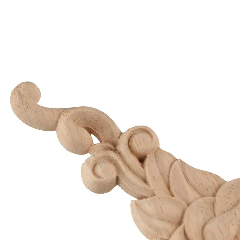 décorations bois sculpté motifs floraux ornements angle pièce décorative rose feuilles classic