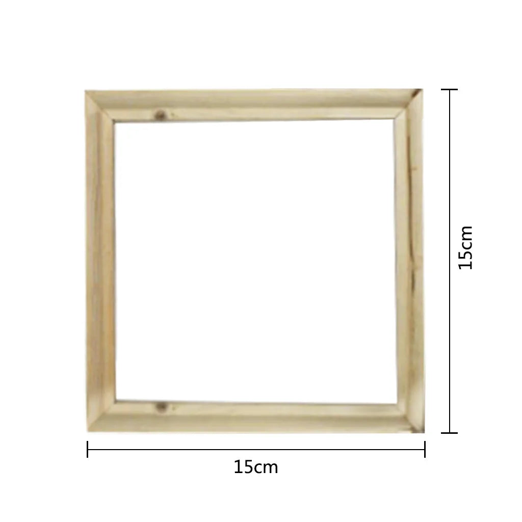 cadre peinture bois moderne carré naturel simple moderne