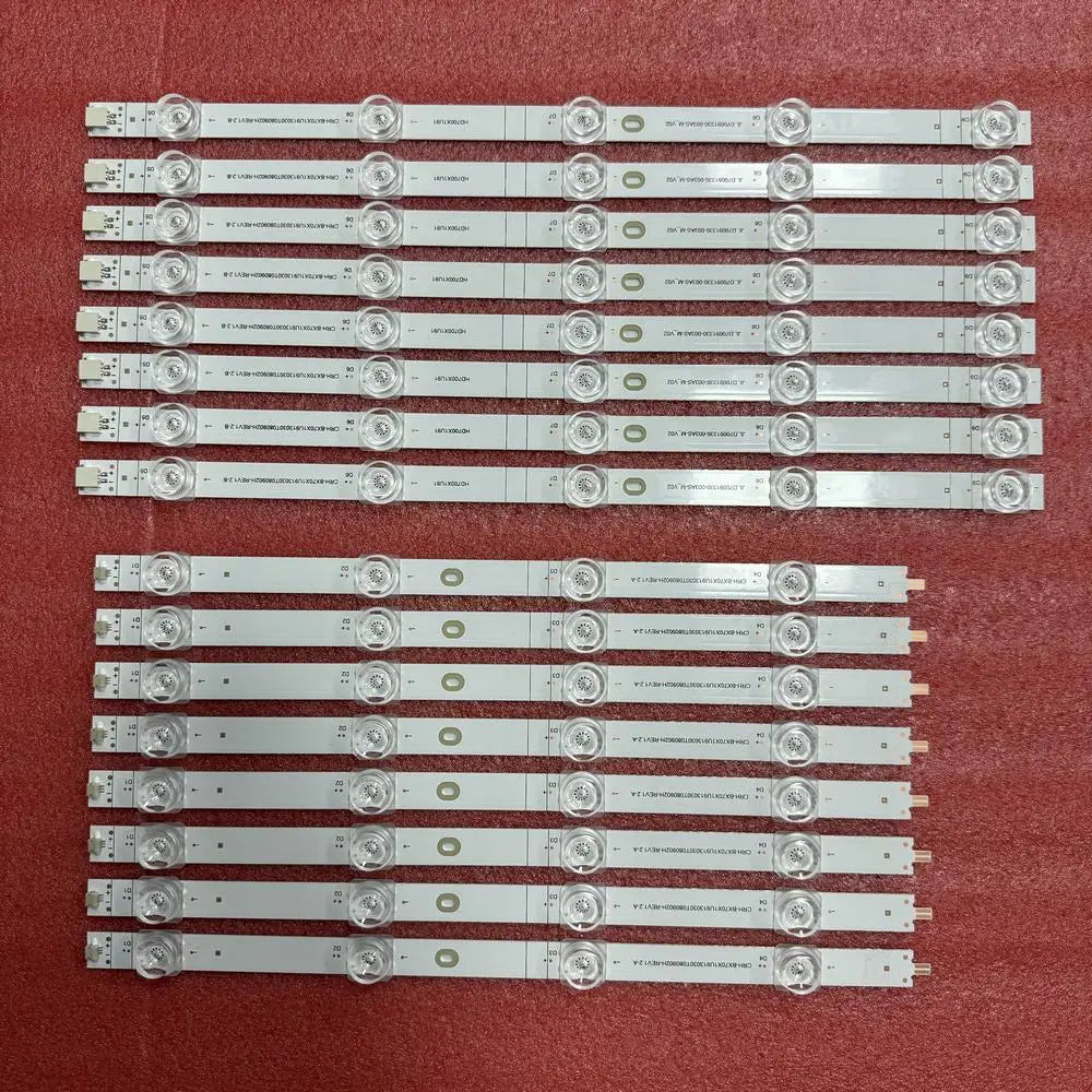bandes led blanc bleu modernes certifiées ul rohs cem 60mm 70mm connecteurs protections