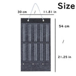 organisateur suspendu bows rangement tête rubans headbands rose noir tissu texturé vertical compartments