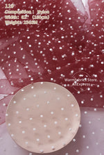 tulle rose blanches bleu vert beige translucide decoratif tissu maille