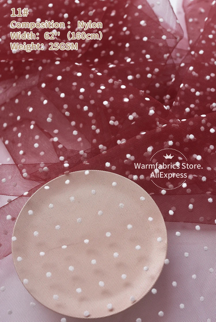 tulle rose blanches bleu vert beige translucide decoratif tissu maille