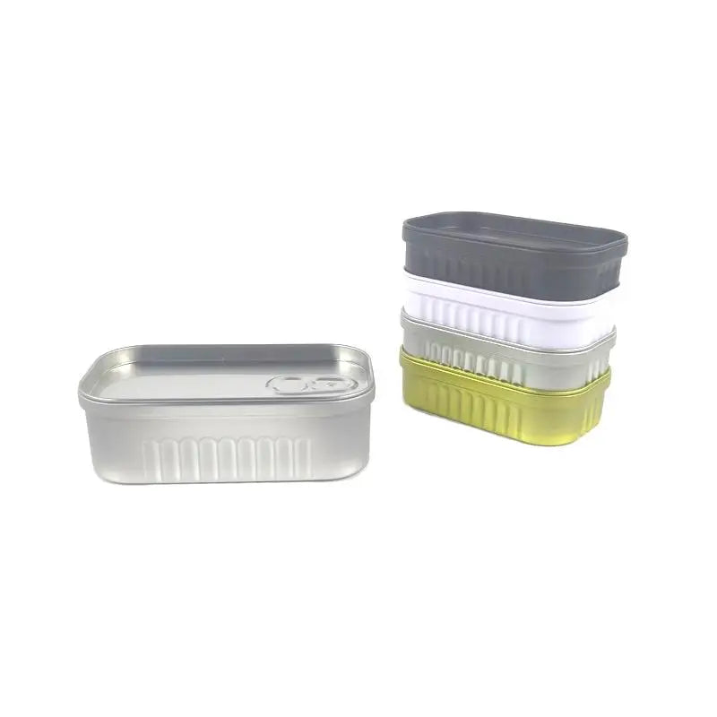 boîtes métalliques rangement bijoux pilules porte bijoux moderne minimaliste couvercle argentées