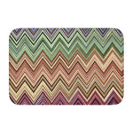 tapis moderne multicolore zigzag antidérapant polyester extérieur intérieur bain chambre