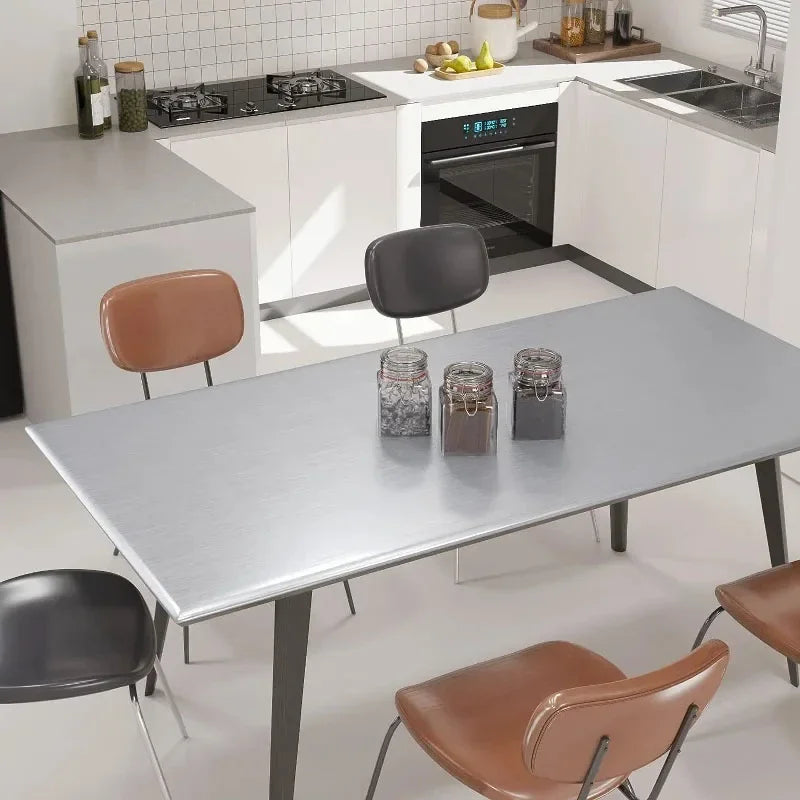 papier adhésif autocollant argenté moderne résistant l'eau sans formaldéhyde respectueux environnement 40cm large imperméable