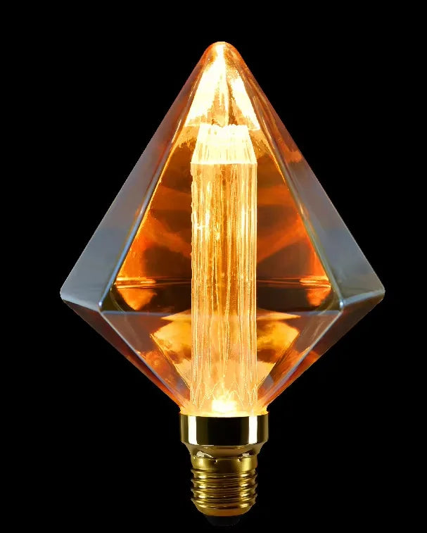ampoules led décoratives vintage filaments dorés opaques 220v 249 lumens doré ambre echangement e27