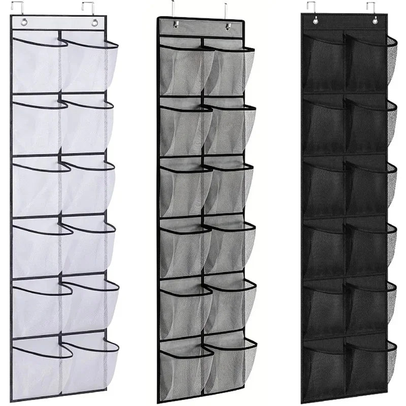 sac chaussures suspendu transparent maille moderne rangement chambre polyester rechargeable