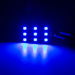 éclairage intérieur led noir plaque clips ambre bleue blanche voiture moderne lumière coffre porte