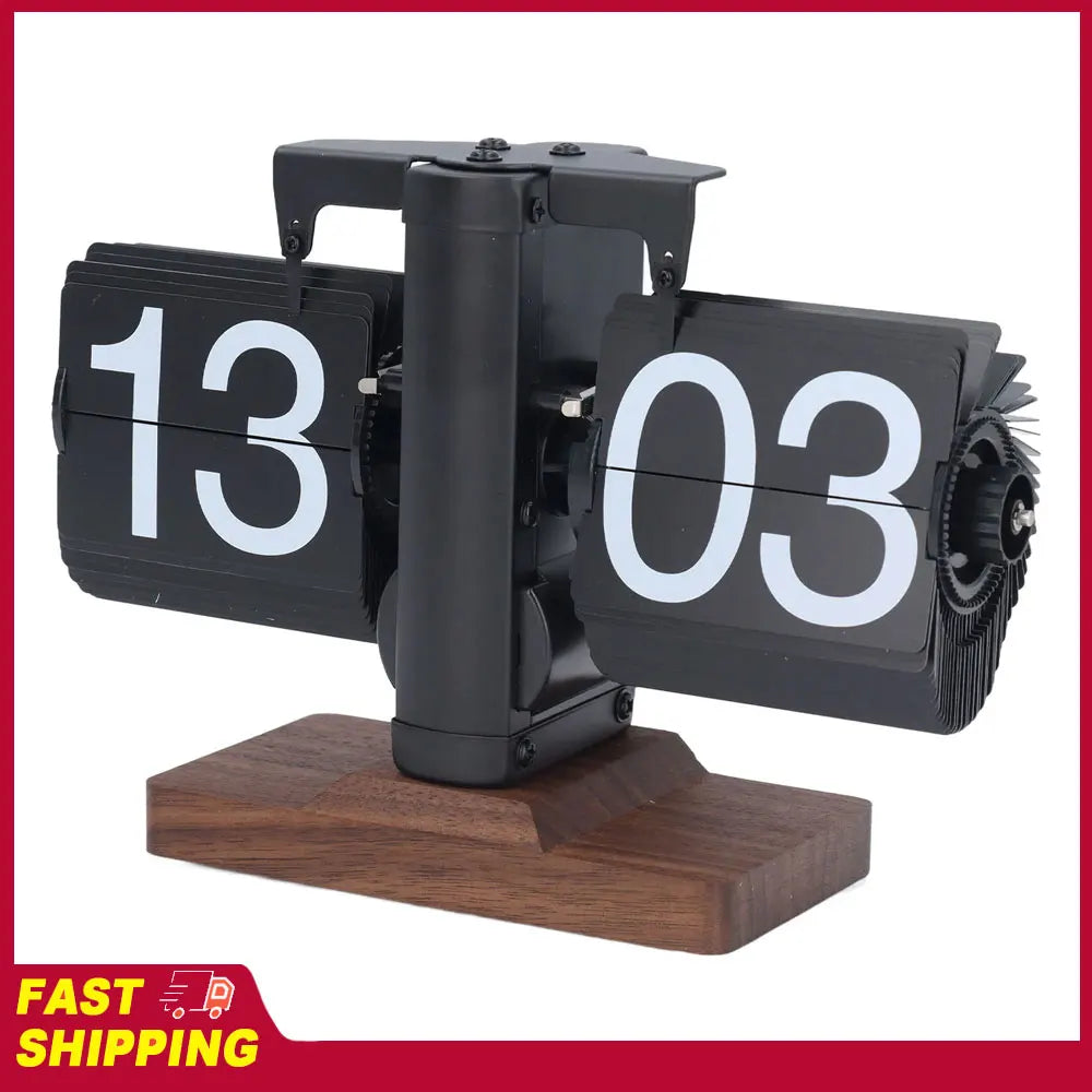 horloge numérique vintage horloge bascule automatique horloge rétro horloge chiffres rotatifs ancien mécanisme rotatif