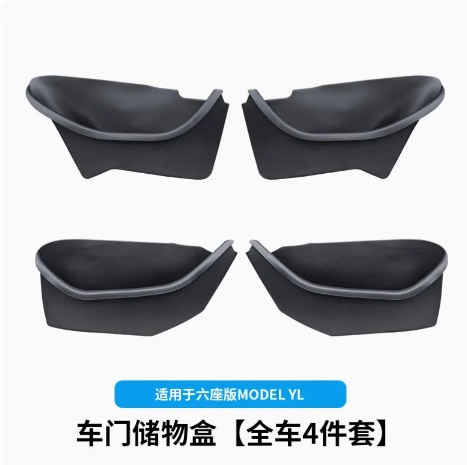 boîtes rangement porte voiture tesla noir mat contemporain clips sécurité