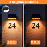 lampe solaire murale noire ip65 led moderne clips fixations 2492000lm