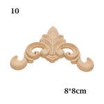 appliques decoratives bois floral sculptees baroques naturelles decoration murale farmhouse classic