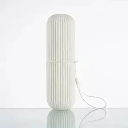 organisateur brosse dents portable rose blanc gris vert rayé moderne imperméable eco friendly PVC