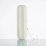 organisateur brosse dents portable rose blanc gris vert rayé moderne imperméable eco friendly PVC