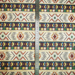 tissu jacquard ethnique coton polyester motif géométrique décoratif sac coussin rideau artisanat