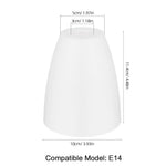 abat jour blanc moderne plastique opacique tringle lampes tables lampadaires 10cm 11.4cm