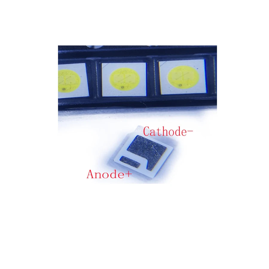diodes led 2835 3030 3535 3v 6v blanc froid haute puissance 100pcs rondes électronique