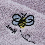 serviette coton bébé rapide douce broderie animaux blanc rose gris bleu noël