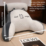 oreiller lecture forme gris blanc moderne amovible lavable massage mousse pe polyester coton pointillé