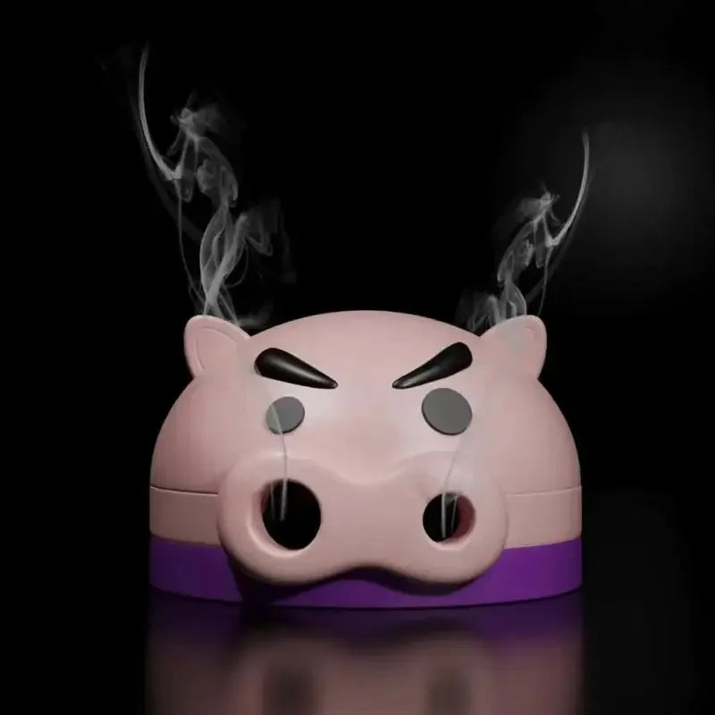 diffuseur parfum bougie spirale cochon rose violet cartoon moderne chambre salon erotique deco