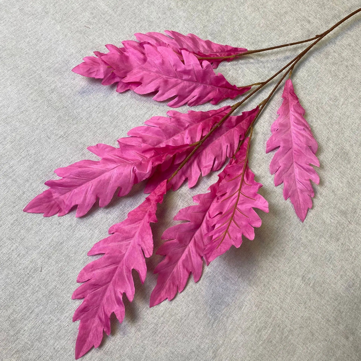 feuilles artificielles soie rose orange rouge vert bleu branche décorative extérieur naturelle maison salon