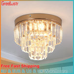 suspension lumineuse led cristal chrome art déco moderne élégante facette géométrique transparente dorée