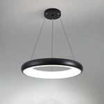 suspension lumineuse moderne noir blanc doré rond lisse opaque chaines led 2000 82000lm