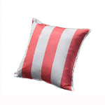 housse coussin extérieur imperméable polyester coton moderne rayées beige gris noir rouge jaune vert