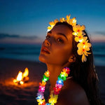 guirlande lumineuse multicolore fleurs artificielles led festive intérieur anniversaire mariage carnaval