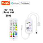 contrôleur led wifi 12v blanc adhésif moderne télécommande alexa google