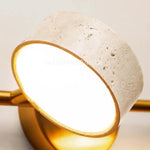 applique murale led or blanc texture granulée moderne éclairage cuisine chambre salon