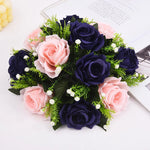 bouquet artificiel rose pâle blanc élégant intérieur mariage anniversaire baby shower